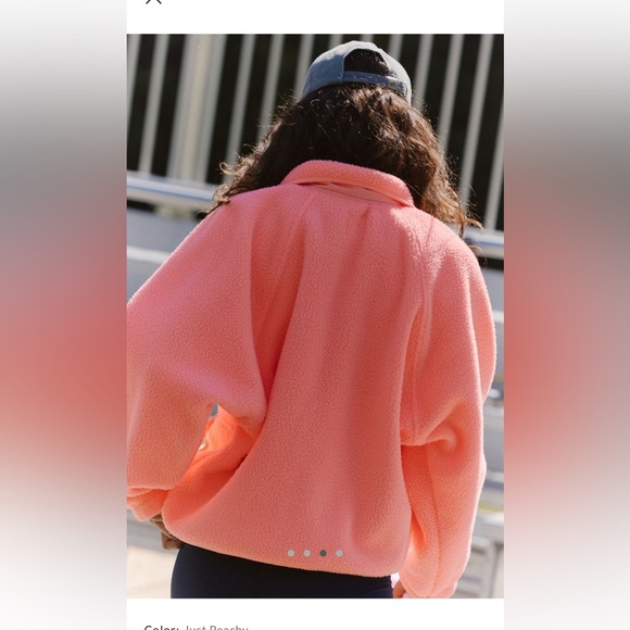 FP Movement Free People Hit The Slopes Fleece Jacket LG - Picture 3 of 7